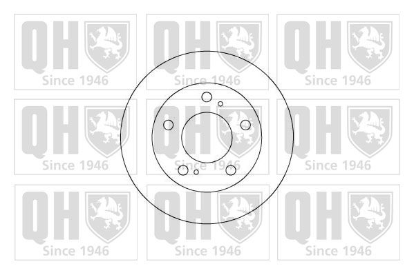 QUINTON HAZELL Тормозной диск BDC4891